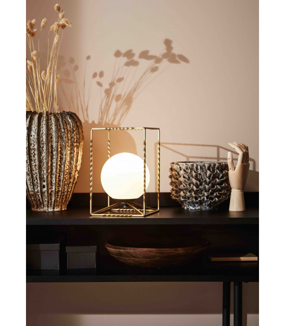 EVE table lamp golden 1 bulb