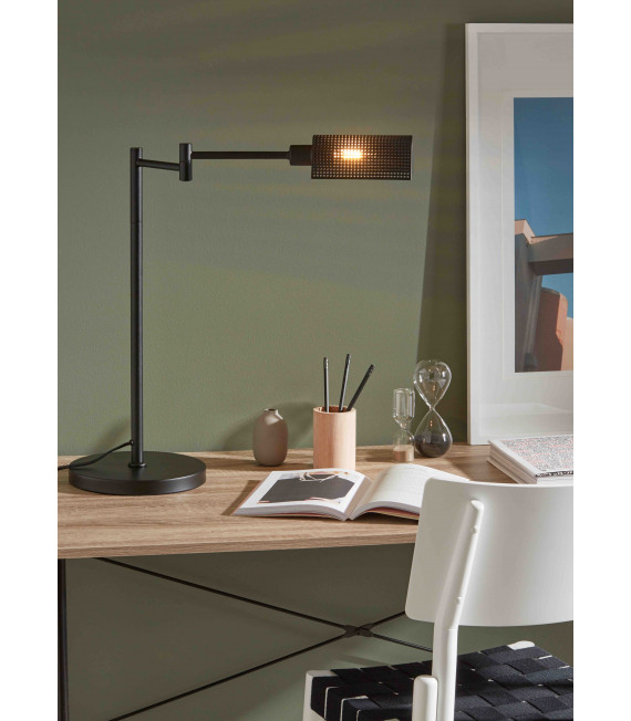 Lampada da tavolo YALE Nero 1 lampadina