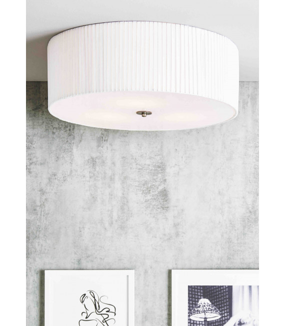 JACKIE plafoniera bianca 3 lampadine
