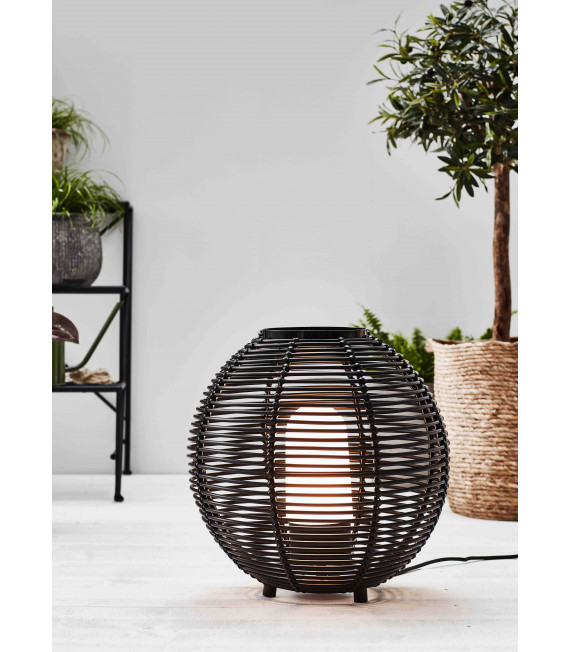 Lampe de table de jardin SAGE Noire 1 ampoule