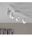 URN White ceiling light 4 bulbs