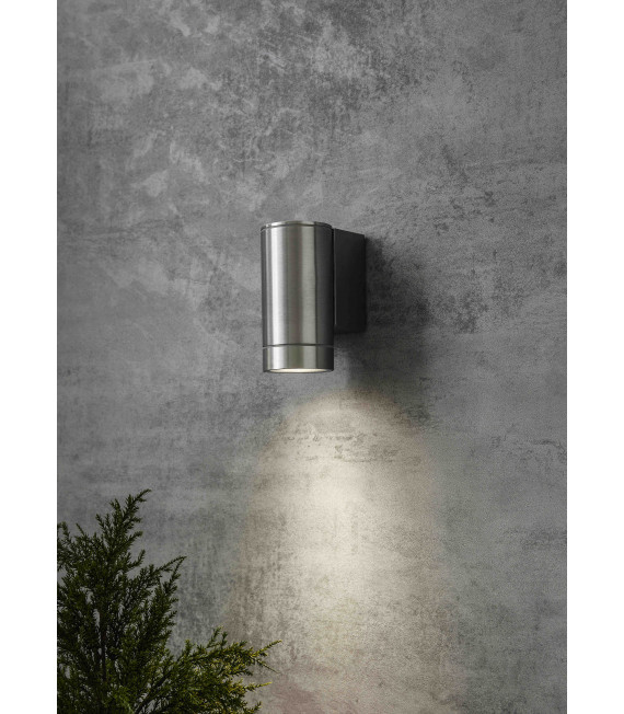PIPE Alumium 1-Birnen Gartenwandleuchte