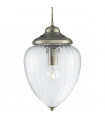 plafonnier ventilateur vintage 2 ampoules e27 max 60w brun patiné